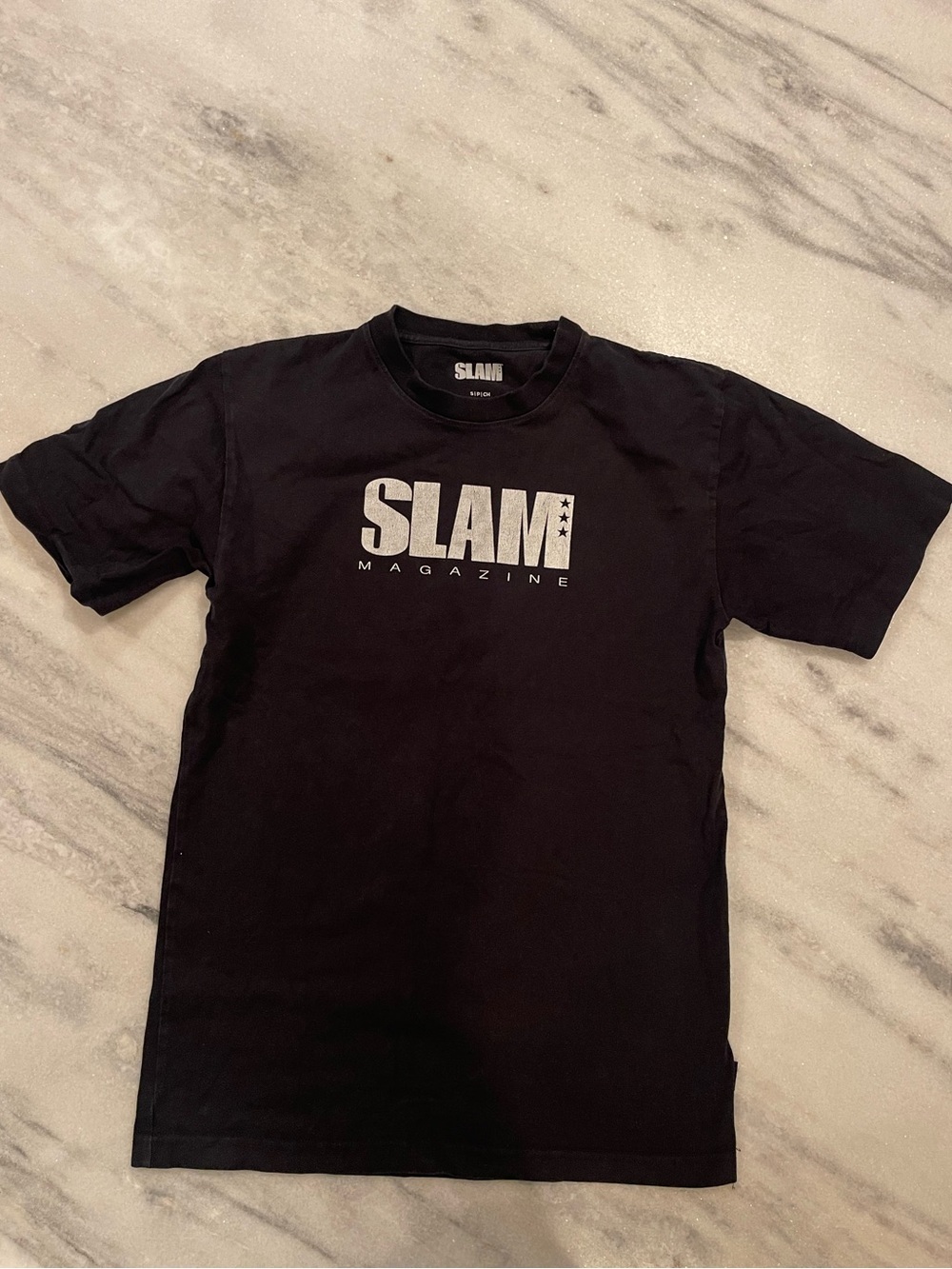 SLAM Magazine Logo Graphic T-Shirt Black Men’s Small 100% Cotton Basketball